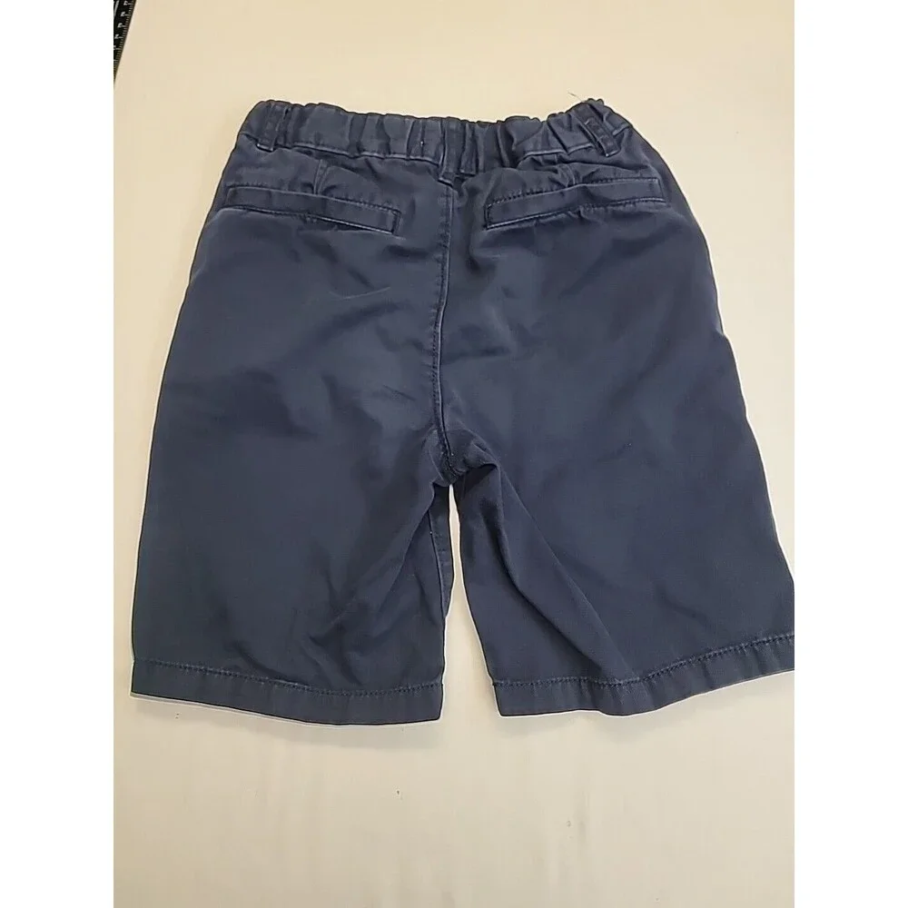 Children's Place Boys Size 7 Navy Blue Uniform Shorts‎ Adjustable Waist School
